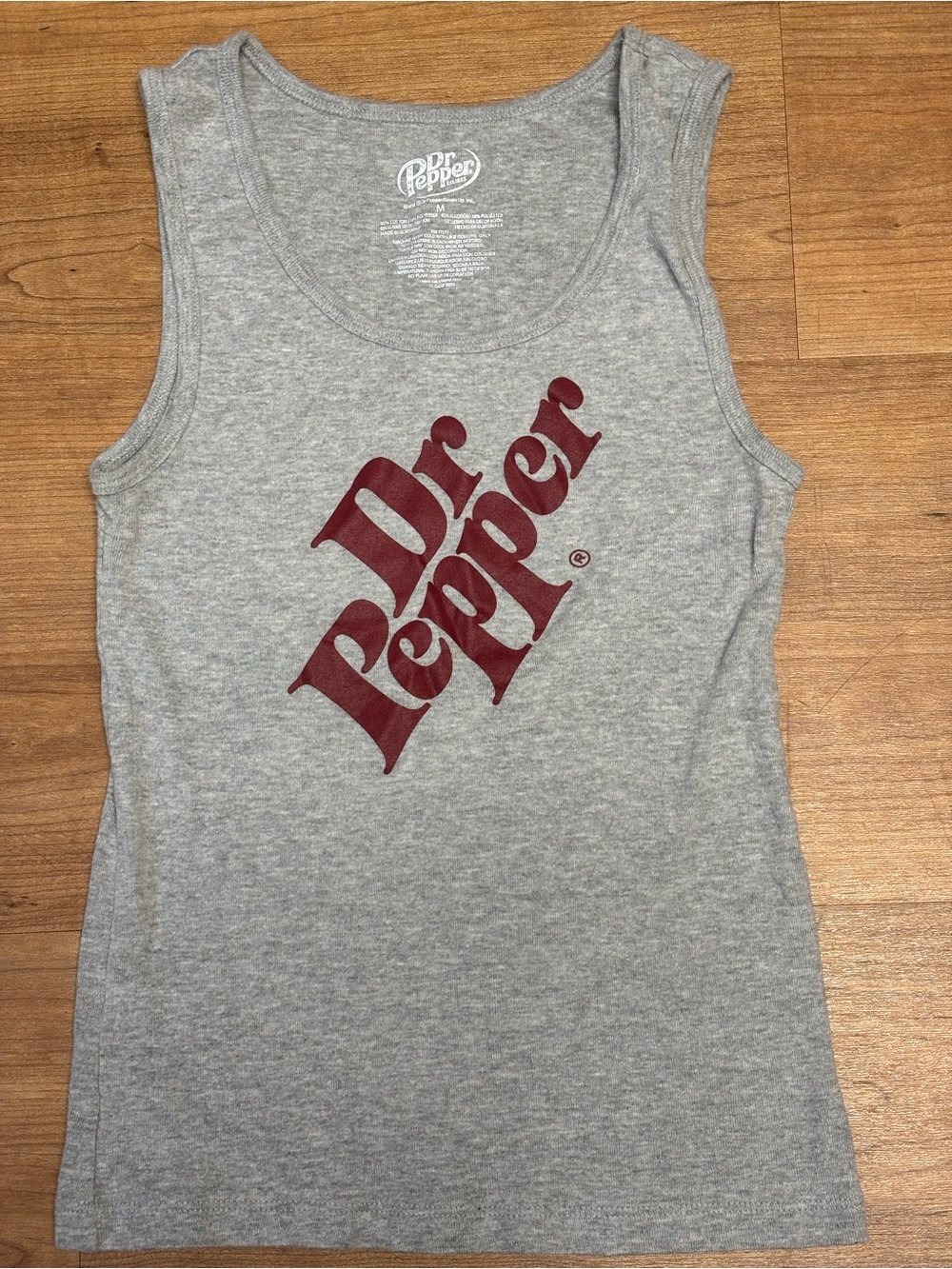 Grey Dr Pepper Tank Top
